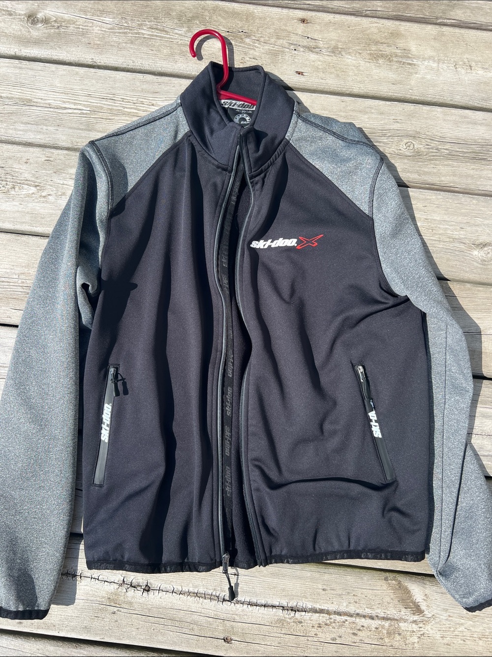 Ski-Doo Black and Gray Lightweight Jacket